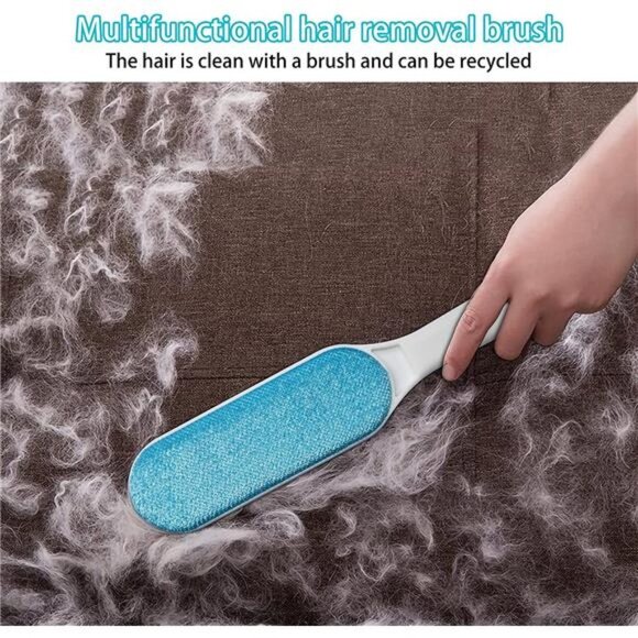 2 Pack Furniture Lint Remover Brushes, Double Sided Loose Hair Catcher Brushes S - Picture 1 of 6